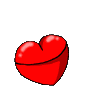 Gif animé coeur ouvert